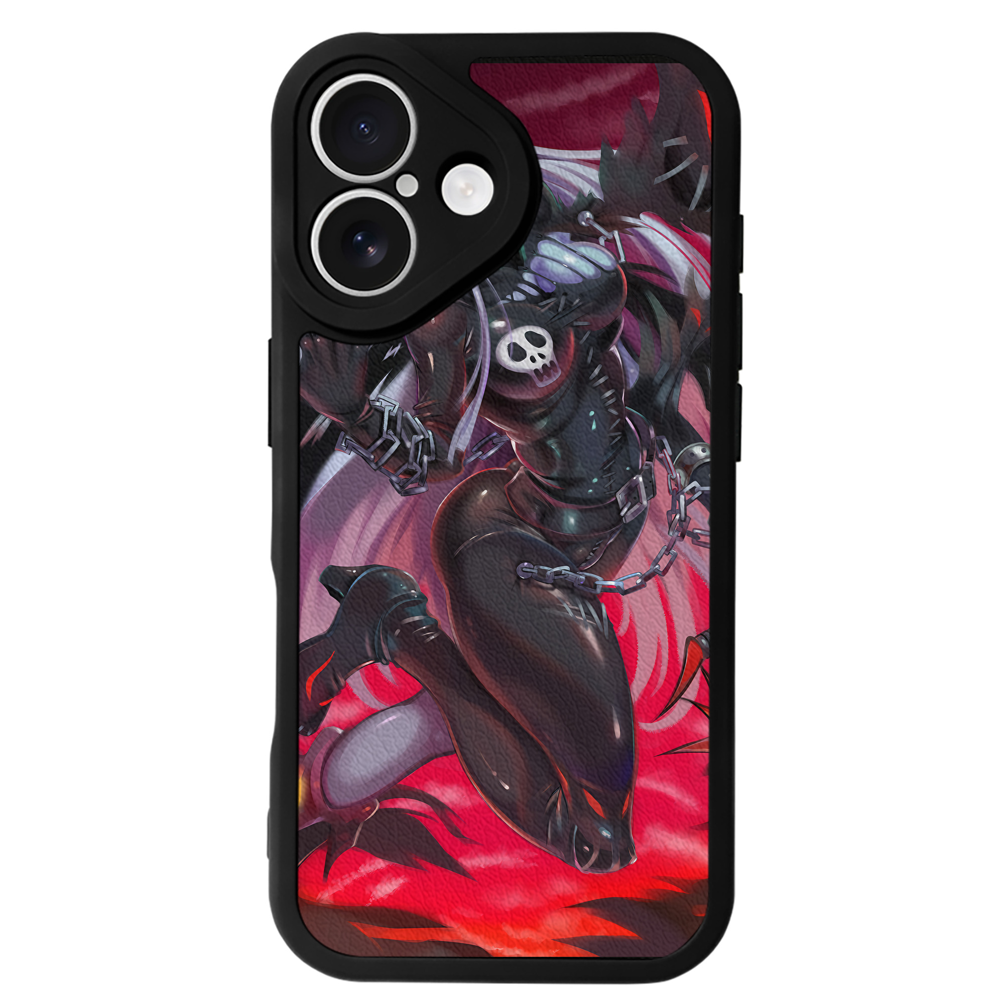 （画像用） Digimon デジタルモンスター/デジモン 【iPhone 16シリーズ対応】シリコンスマホケース（レザー調） 材質：シリコン